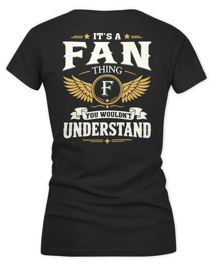 FAN KT06-M008 It’s a [NAME] Thing – You Wouldn’t Understand | Personalized Vintage T-Shirt - Women's V-Neck T-Shirt - Black