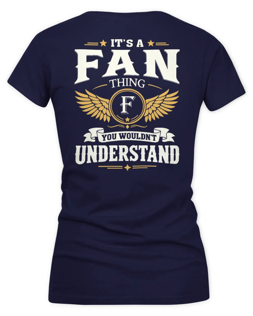 FAN KT06-M008 It’s a [NAME] Thing – You Wouldn’t Understand | Personalized Vintage T-Shirt - Women's V-Neck T-Shirt - Navy