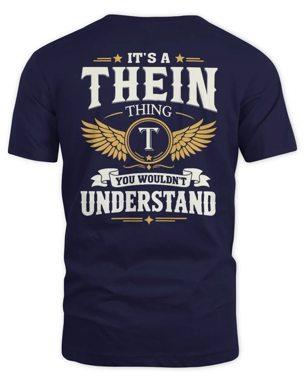 THEIN KT06-M008 It’s a [NAME] Thing – You Wouldn’t Understand | Personalized Vintage T-Shirt - Unisex Standard T-Shirt - Navy