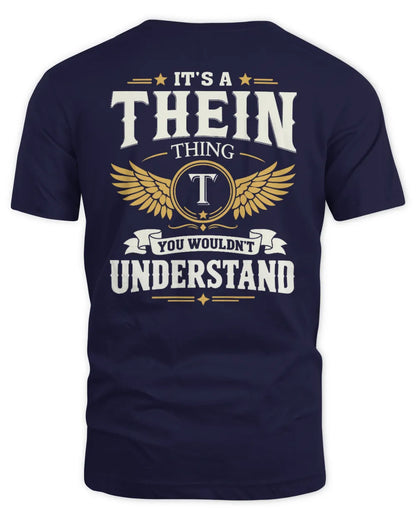THEIN KT06-M008 It’s a [NAME] Thing – You Wouldn’t Understand | Personalized Vintage T-Shirt - Unisex Standard T-Shirt - Navy