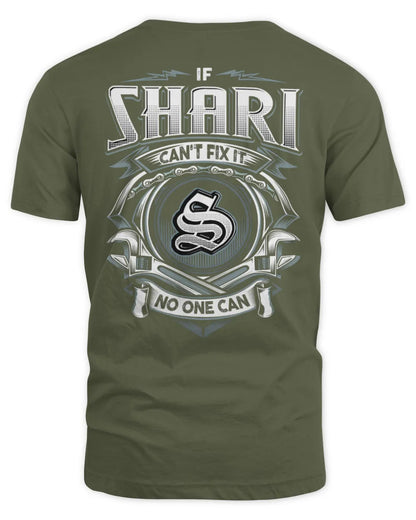 SHARI AP81-K4-626 - Personalized Ahmed Quote Apparel “If Ahmed Can't Fix It, No One Can” - Unisex Standard T-Shirt - Military Green