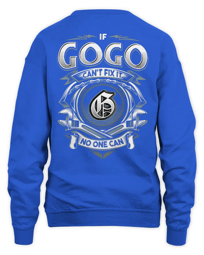GOGO AP81-K4-626 - Personalized Ahmed Quote Apparel “If Ahmed Can't Fix It, No One Can” - Unisex Sweatshirt - Royal