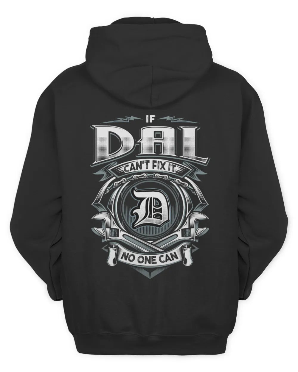 DAL AP81-K4-626 - Personalized Ahmed Quote Apparel “If Ahmed Can't Fix It, No One Can” - Unisex Hoodie - Black