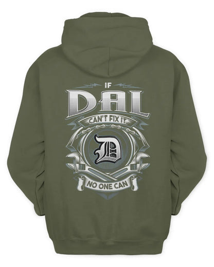 DAL AP81-K4-626 - Personalized Ahmed Quote Apparel “If Ahmed Can't Fix It, No One Can” - Unisex Hoodie - Military Green