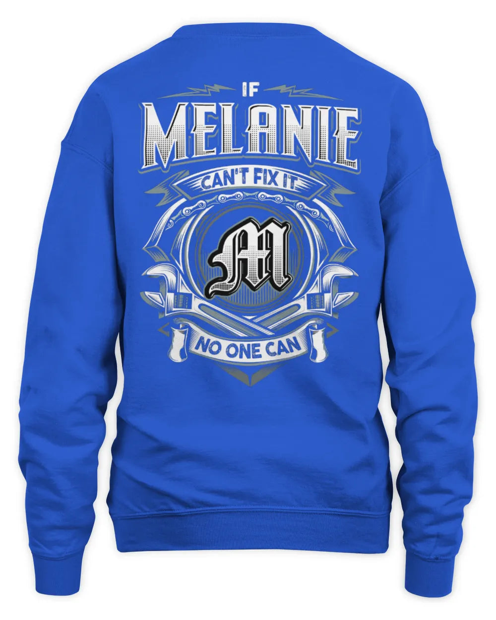 MELANIE AP81-K4-626 - Personalized Ahmed Quote Apparel “If Ahmed Can't Fix It, No One Can” - Unisex Sweatshirt - Royal