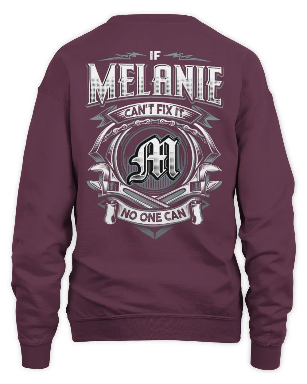 MELANIE AP81-K4-626 - Personalized Ahmed Quote Apparel “If Ahmed Can't Fix It, No One Can” - Unisex Sweatshirt - Maroon