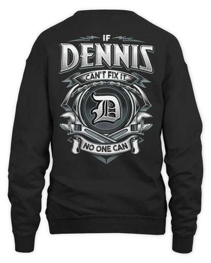 DENNIS AP81-K4-626 - Personalized Ahmed Quote Apparel “If Ahmed Can't Fix It, No One Can” - Unisex Sweatshirt - Black