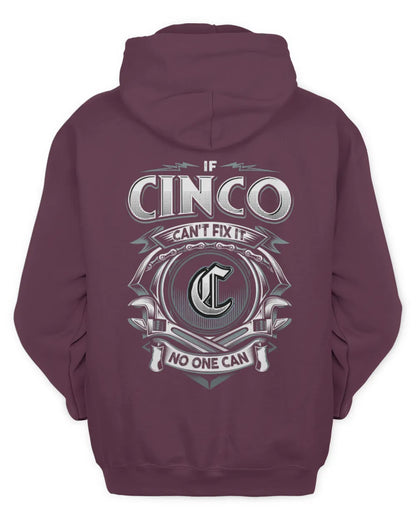 CINCO AP81-K4-626 - Personalized Ahmed Quote Apparel “If Ahmed Can't Fix It, No One Can” - Unisex Hoodie - Maroon