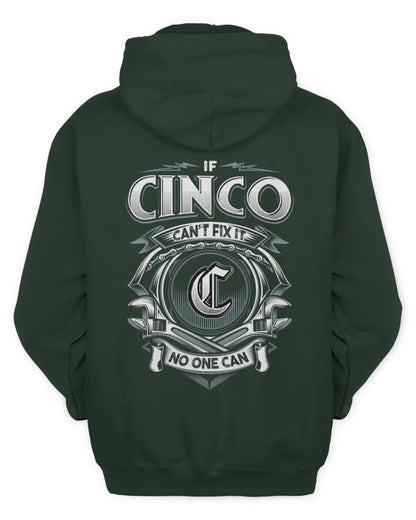 CINCO AP81-K4-626 - Personalized Ahmed Quote Apparel “If Ahmed Can't Fix It, No One Can” - Unisex Hoodie - Forest Green