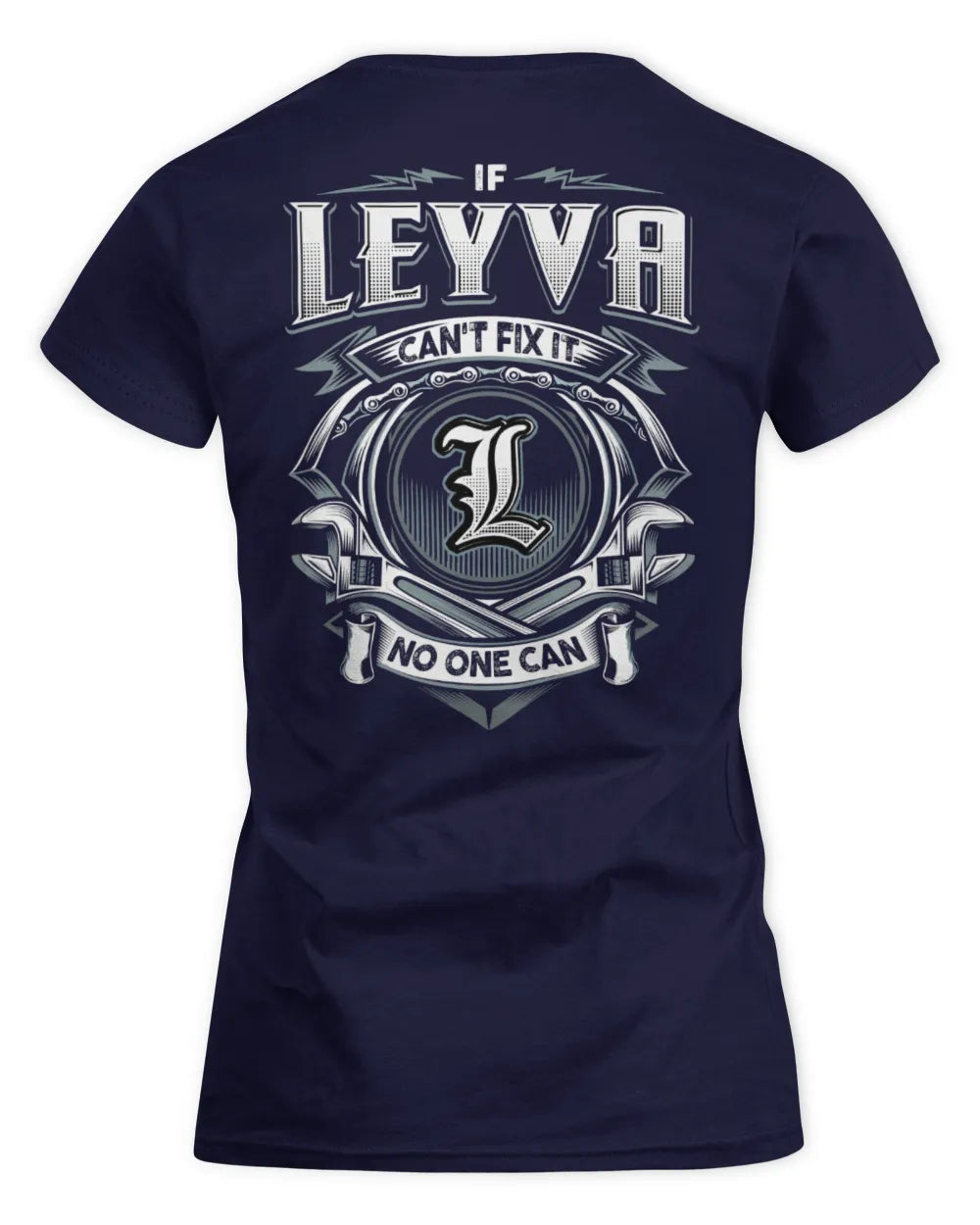 LEYVA AP81-K4-626 - Personalized Ahmed Quote Apparel “If Ahmed Can't Fix It, No One Can” - Women's Standard T-Shirt - Navy