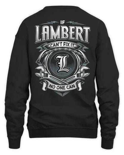 LAMBERT AP81-K4-626 - Personalized Ahmed Quote Apparel “If Ahmed Can't Fix It, No One Can” - Unisex Sweatshirt - Black