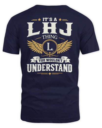 LHJ KT06-M008 It’s a [NAME] Thing – You Wouldn’t Understand | Personalized Vintage T-Shirt - Unisex Standard T-Shirt - Navy