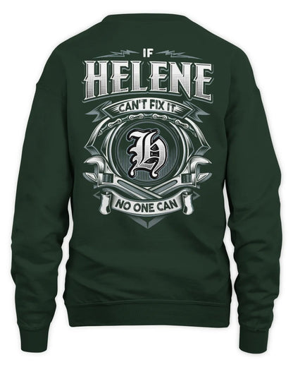 HELENE AP81-K4-626 - Personalized Ahmed Quote Apparel “If Ahmed Can't Fix It, No One Can” - Unisex Sweatshirt - Forest Green