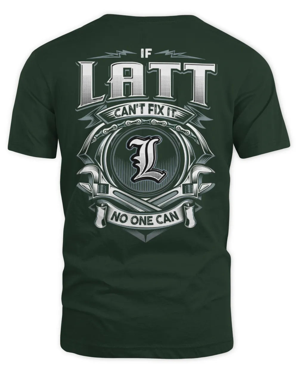 LATT AP81-K4-626 - Personalized Ahmed Quote Apparel “If Ahmed Can't Fix It, No One Can” - Unisex Standard T-Shirt - Forest Green
