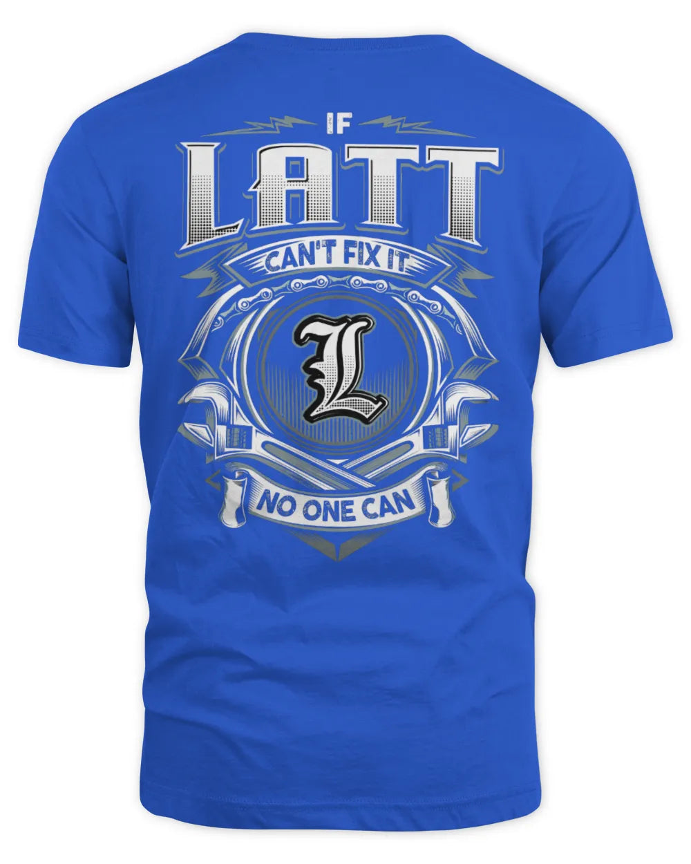 LATT AP81-K4-626 - Personalized Ahmed Quote Apparel “If Ahmed Can't Fix It, No One Can” - Unisex Standard T-Shirt - Royal
