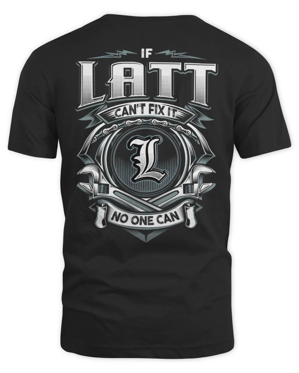 LATT AP81-K4-626 - Personalized Ahmed Quote Apparel “If Ahmed Can't Fix It, No One Can” - Unisex Standard T-Shirt - Black