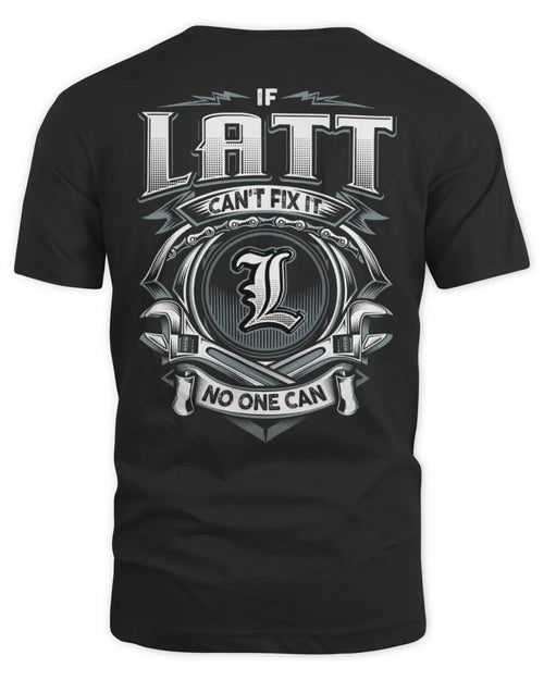 LATT AP81-K4-626 - Personalized Ahmed Quote Apparel “If Ahmed Can't Fix It, No One Can” - Unisex Standard T-Shirt - Black