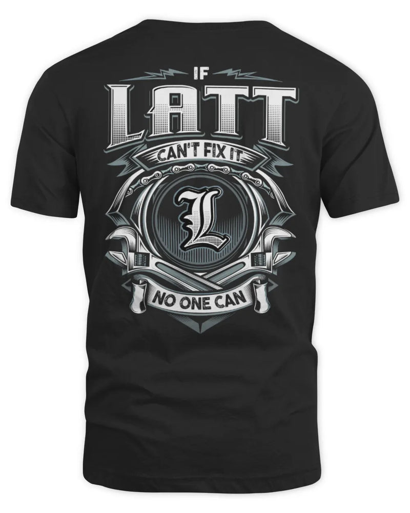 LATT AP81-K4-626 - Personalized Ahmed Quote Apparel “If Ahmed Can't Fix It, No One Can” - Unisex Standard T-Shirt - Black