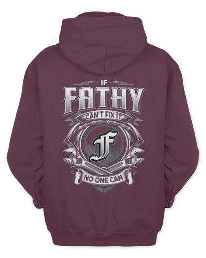 FATHY AP81-K4-626 - Personalized Ahmed Quote Apparel “If Ahmed Can't Fix It, No One Can” - Unisex Hoodie - Maroon