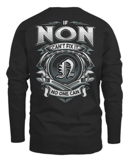 NON AP81-K4-626 - Personalized Ahmed Quote Apparel “If Ahmed Can't Fix It, No One Can” - Men's Long Sleeved T-Shirt - Black