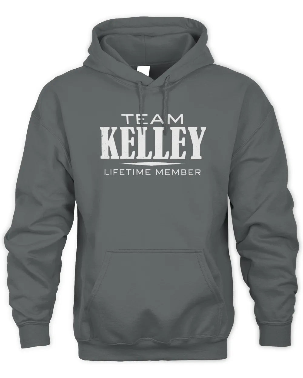 KELLEY BL62-K4-128 - Personalized “Team NAME Lifetime Member” - Unisex Hoodie - Charcoal
