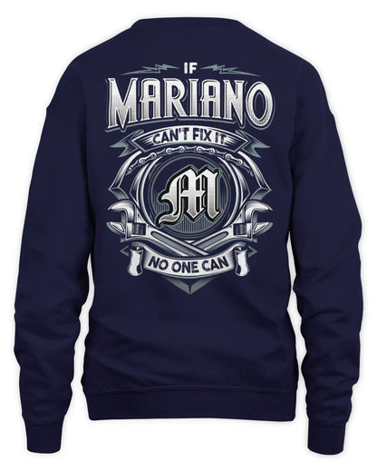 MARIANO AP81-K4-626 - Personalized Ahmed Quote Apparel “If Ahmed Can't Fix It, No One Can” - Unisex Sweatshirt - Navy