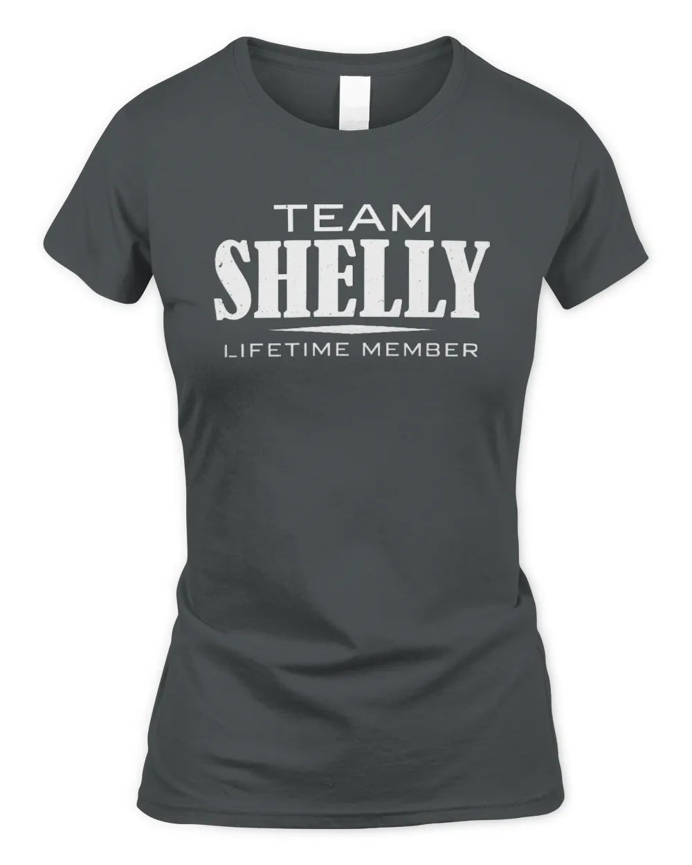SHELLY BL62-K4-128 - Personalized “Team NAME Lifetime Member” - Women's Standard T-Shirt - Charcoal