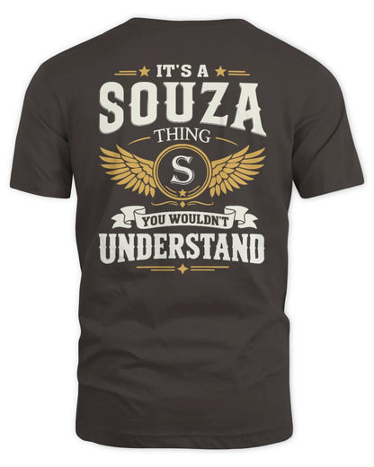 SOUZA KT06-M008 It’s a [NAME] Thing – You Wouldn’t Understand | Personalized Vintage T-Shirt - Unisex Standard T-Shirt - Dark Chocolate
