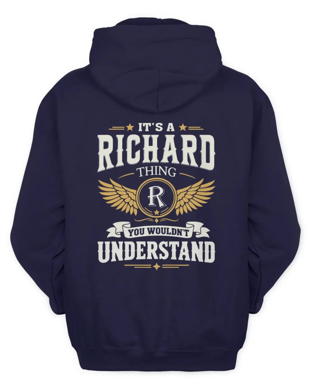 RICHARD KT06-M008 It’s a [NAME] Thing – You Wouldn’t Understand | Personalized Vintage T-Shirt - Unisex Hoodie - Navy