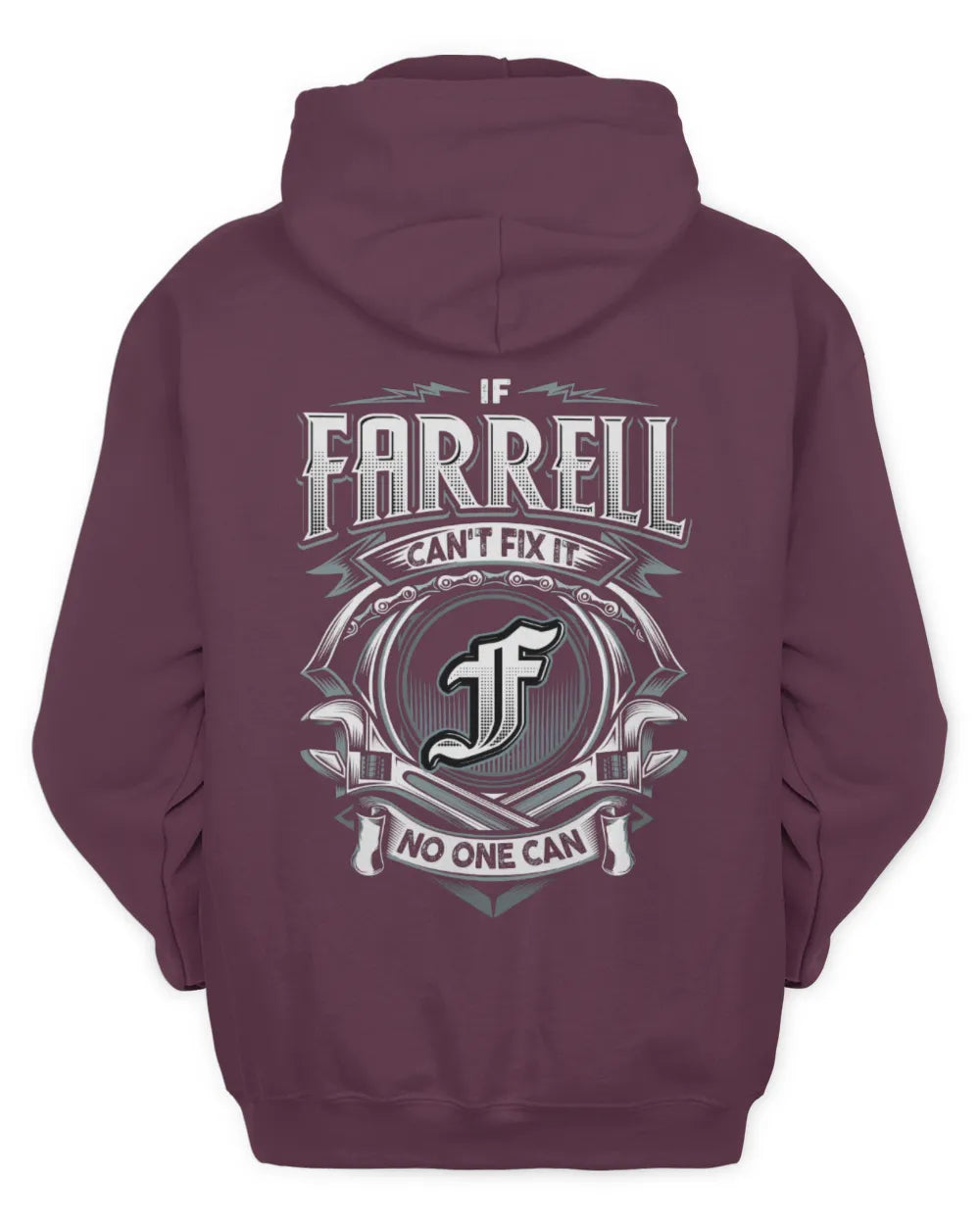 FARRELL AP81-K4-626 - Personalized Ahmed Quote Apparel “If Ahmed Can't Fix It, No One Can” - Unisex Hoodie - Maroon
