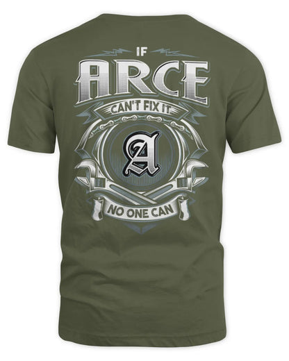 ARCE AP81-K4-626 - Personalized Ahmed Quote Apparel “If Ahmed Can't Fix It, No One Can” - Unisex Standard T-Shirt - Military Green