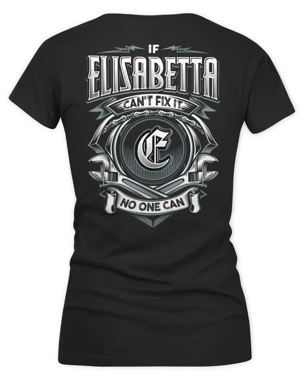 ELISABETTA AP81-K4-626 - Personalized Ahmed Quote Apparel “If Ahmed Can't Fix It, No One Can” - Women's V-Neck T-Shirt - Black