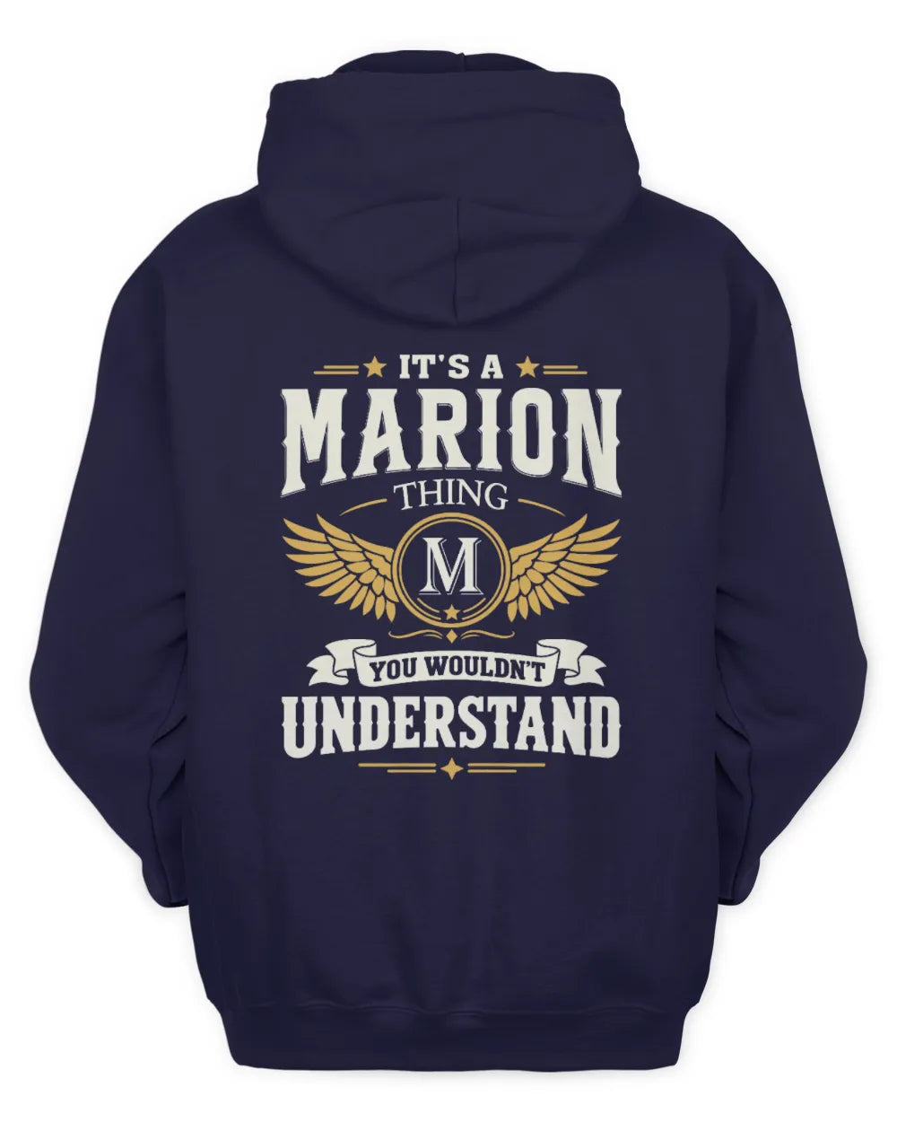 MARION KT06-M008 It’s a [NAME] Thing – You Wouldn’t Understand | Personalized Vintage T-Shirt - Unisex Hoodie - Navy