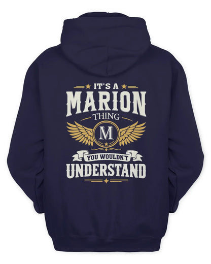 MARION KT06-M008 It’s a [NAME] Thing – You Wouldn’t Understand | Personalized Vintage T-Shirt - Unisex Hoodie - Navy
