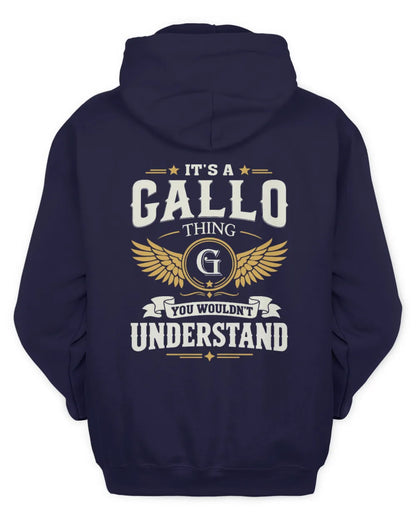 GALLO KT06-M008 It’s a [NAME] Thing – You Wouldn’t Understand | Personalized Vintage T-Shirt - Unisex Hoodie - Navy