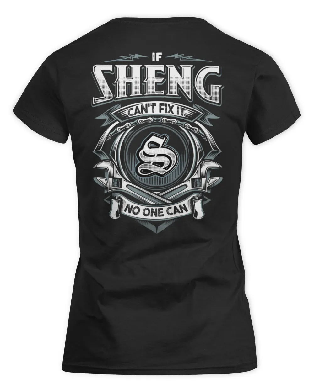 SHENG AP81-K4-626 - Personalized Ahmed Quote Apparel “If Ahmed Can't Fix It, No One Can” - Women's Standard T-Shirt - Black