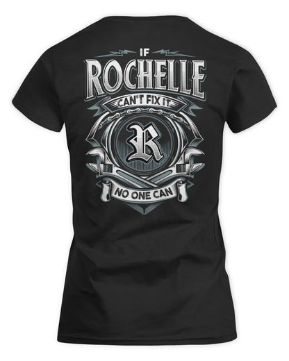 ROCHELLE AP81-K4-626 - Personalized Ahmed Quote Apparel “If Ahmed Can't Fix It, No One Can” - Women's Standard T-Shirt - Black