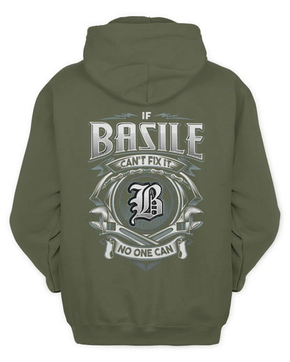 BASILE AP81-K4-626 - Personalized Ahmed Quote Apparel “If Ahmed Can't Fix It, No One Can” - Unisex Hoodie - Military Green