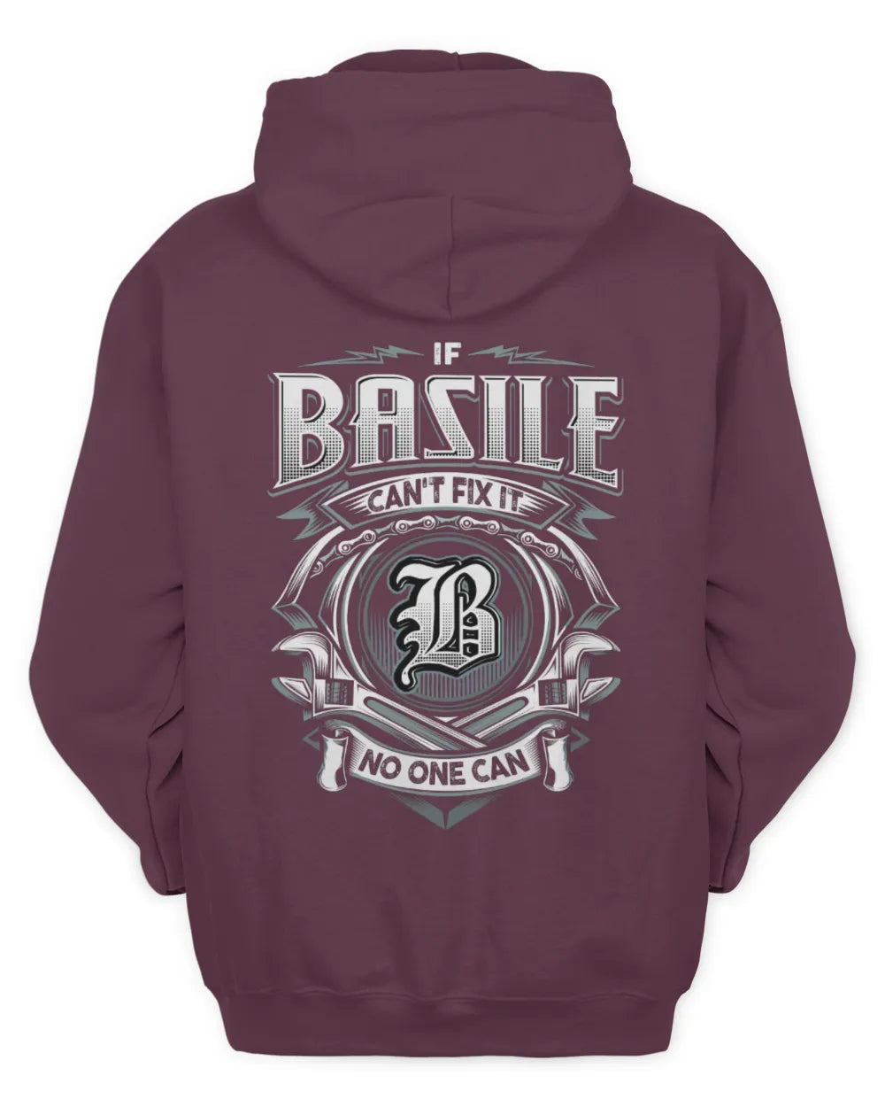 BASILE AP81-K4-626 - Personalized Ahmed Quote Apparel “If Ahmed Can't Fix It, No One Can” - Unisex Hoodie - Maroon