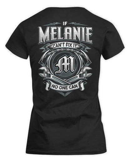 MELANIE AP81-K4-626 - Personalized Ahmed Quote Apparel “If Ahmed Can't Fix It, No One Can” - Women's Standard T-Shirt - Black
