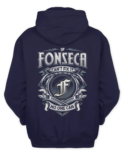 FONSECA AP81-K4-626 - Personalized Ahmed Quote Apparel “If Ahmed Can't Fix It, No One Can” - Unisex Hoodie - Navy