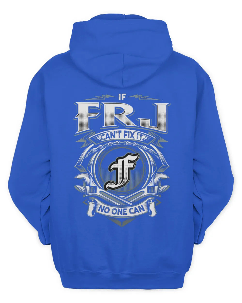 FRJ AP81-K4-626 - Personalized Ahmed Quote Apparel “If Ahmed Can't Fix It, No One Can” - Unisex Hoodie - Royal
