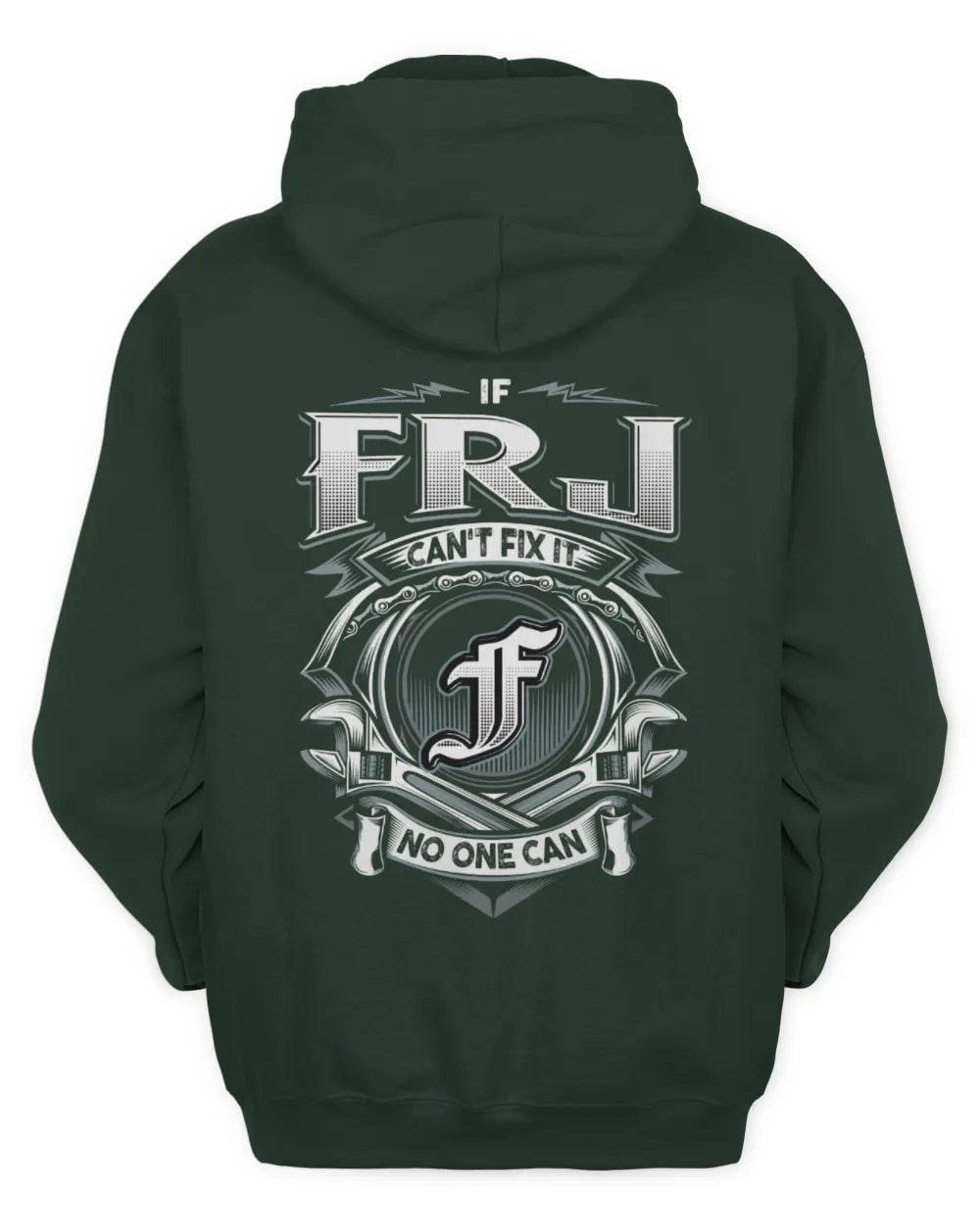 FRJ AP81-K4-626 - Personalized Ahmed Quote Apparel “If Ahmed Can't Fix It, No One Can” - Unisex Hoodie - Forest Green
