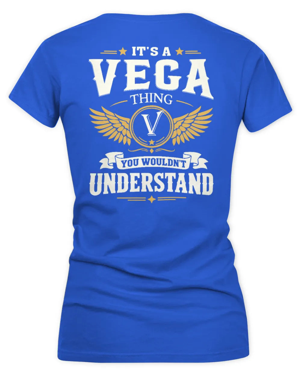 VEGA KT06-M008 It’s a [NAME] Thing – You Wouldn’t Understand | Personalized Vintage T-Shirt - Women's V-Neck T-Shirt - Royal
