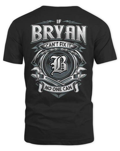 BRYAN AP81-K4-626 - Personalized Ahmed Quote Apparel “If Ahmed Can't Fix It, No One Can” - Unisex Standard T-Shirt - Black
