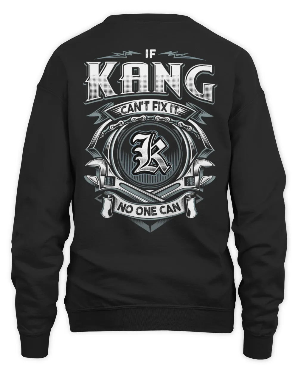 KANG AP81-K4-626 - Personalized Ahmed Quote Apparel “If Ahmed Can't Fix It, No One Can” - Unisex Sweatshirt - Black