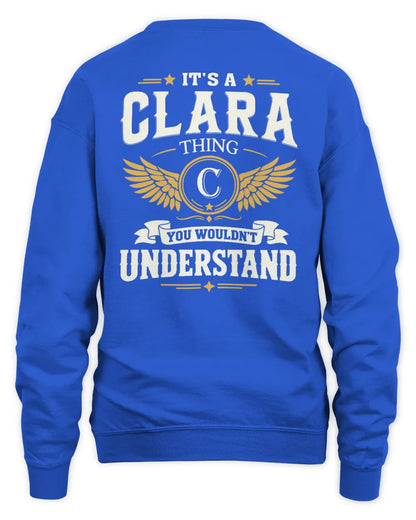CLARA KT06-M008 It’s a [NAME] Thing – You Wouldn’t Understand | Personalized Vintage T-Shirt - Unisex Sweatshirt - Royal