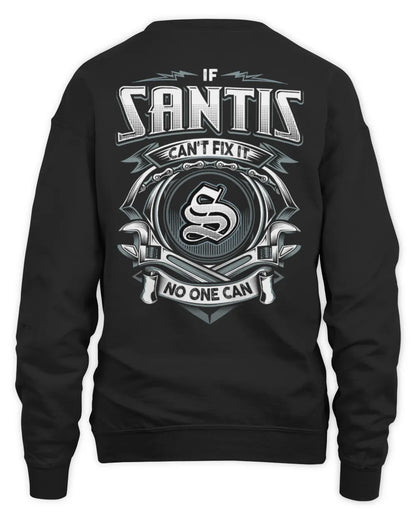 SANTIS AP81-K4-626 - Personalized Ahmed Quote Apparel “If Ahmed Can't Fix It, No One Can” - Unisex Sweatshirt - Black
