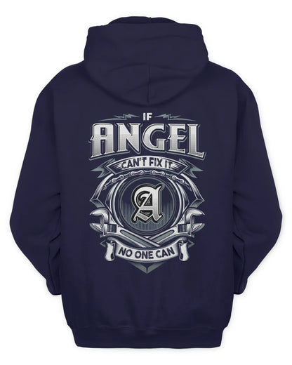 ANGEL AP81-K4-626 - Personalized Ahmed Quote Apparel “If Ahmed Can't Fix It, No One Can” - Unisex Hoodie - Navy