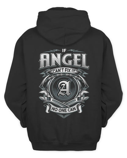 ANGEL AP81-K4-626 - Personalized Ahmed Quote Apparel “If Ahmed Can't Fix It, No One Can” - Unisex Hoodie - Black
